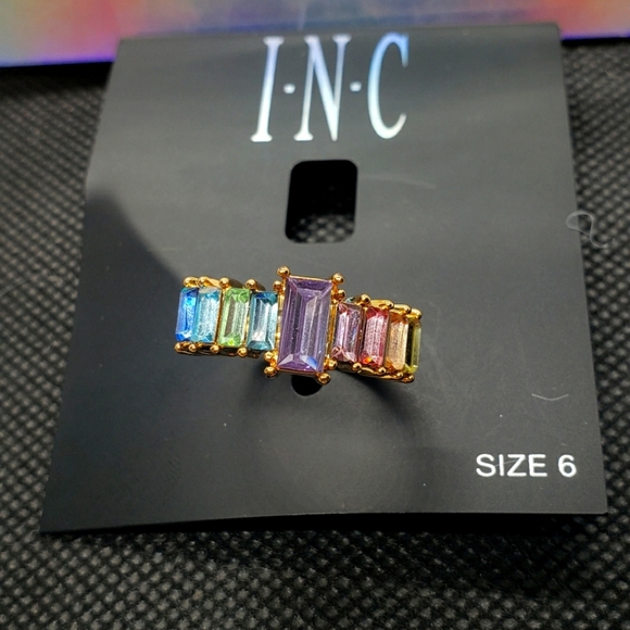 INC Rainbow Ring - Picture 1 of 6
